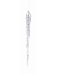 Glittered Icicle Ornament Item 106319
