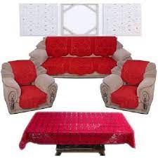 colored net sofa and table cover at rs