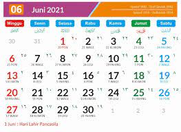 Dan kini jokowi memutuskan sebagai hari libur nasional. Kalender Bulan Juni 2021 Dan Hari Peringatannya Enkosa Com Informasi Kalender Dan Hari Besar Bulan Januari Hingga Desember 2021