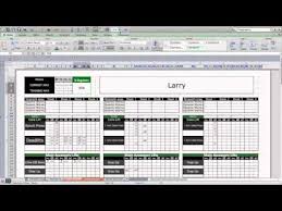strength conditioning excel template