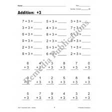 Easy Timed Math Drills Addition