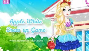 miss fabulous apple white dress up game