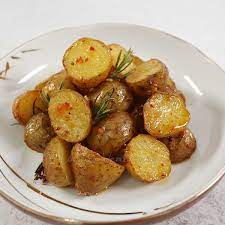 roasted baby potatoes with chili