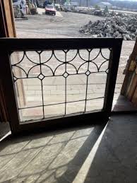 Sg 3981 Antique Leaded Glass Window 23