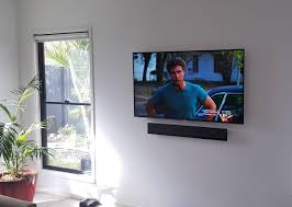 In my opinion, mounting a soundbar to a tv is the best method for mounting a soundbar. Sound Bar Installation Mounting Info Advice Photos Australia Wide Service 1800 88 62 44