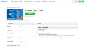 The avant credit card helps pay for what you need while building your credit. 2