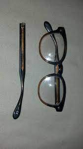 before shot of plastic eyeglasses with
