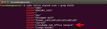 wi fi from terminal on ubuntu 16 04 server