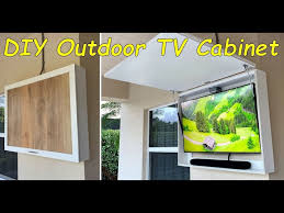 Diy Custom Outdoor Tv Cabinet Under