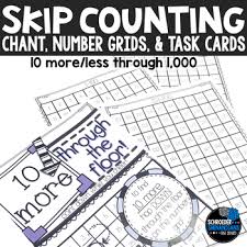 10 More 10 Less Hundreds Chart And Number Grid Skip Counting