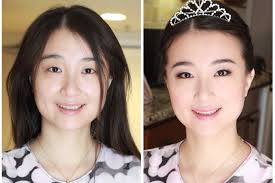 before and after makeup for jia isle