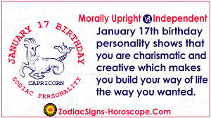 In life, pisces is constantly seeking for a partner whom to support and motivate them in exchange for their enthusiasm and energy and the most suitable to offer them this is. January 17 Zodiac Complete Birthday Personality And Horoscope Zsh