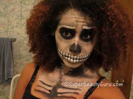 skeleton makeup tutorial halloween