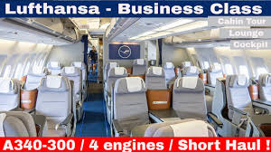 lufthansa airbus a340 300 business