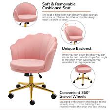 furniliving velvet home office chair on