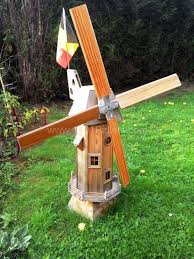 Homemade Garden Windmill From Wooden