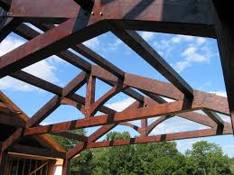 modified king post trusses visual