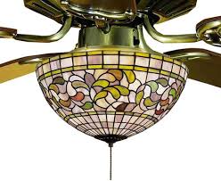 Stained Glass Ceiling Fan Light Kits