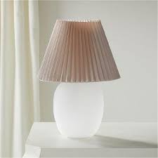 Jamie Young Aqua Frosted Glass Table Lamp