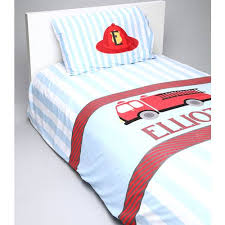 Bedding Personalized Fire Truck Bedding Set