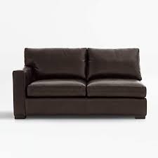 axis leather left arm full sleeper sofa