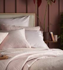 tiny stripe blush pink bedding secret