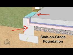 slab on grade foundation with concrete