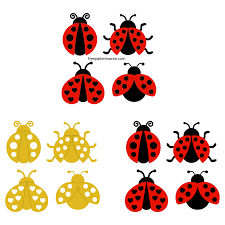 Home free svg download check out our list of svg & png. Printable Ladybug Clipart Vectors Free Svg Files