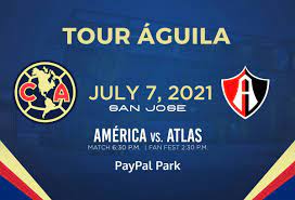 Their most recent meeting came in july, when a single goal from. Club America En On Twitter Touraguila 2021 See You Soon Aguilas In The America Vs Atlas Wednesday July 7 Paypal Park San Jose California Https T Co Ovznhgn3n9