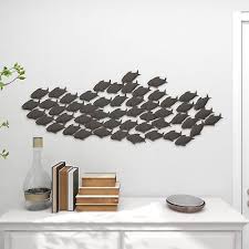 Deco 79 Metal Fish Wall Decor 53 By 20