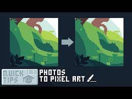 vectors and photos into pixel art