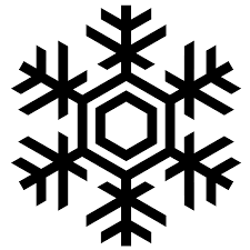 snowflake silhouette png image
