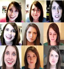 Overly Attached Girlfriend Emotions Chart Blank Template