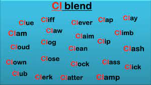consonant blends learn cl blends