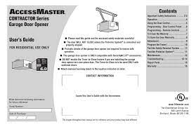 chamberlain accessmaster user manual