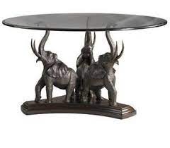 elephant dining table base but with