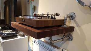 Turntable Shelf Vinyl Record Storage Diy