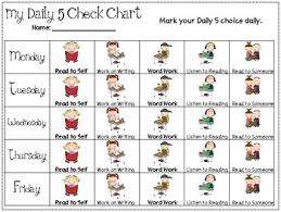 Daily 5 Check Chart For Students