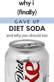 why i quit t soda and started to