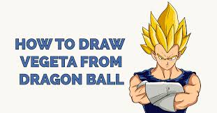 Drawing beginner easy dragon ball z. How To Draw Vegeta From Dragon Ball Really Easy Drawing Tutorial