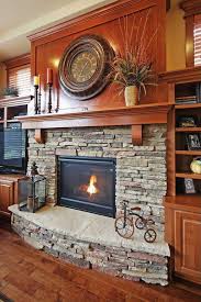 Stone Fireplace Makeover Backyard