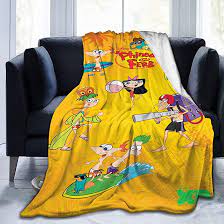 Amazon.com: Phineas and Ferb Throw Blanket Ultra Soft Thick Microplush Bed  Blanket Anti-Pilling Flannel Suitable for Sofa beds : Home & Kitchen