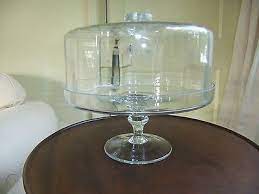 Laura Ashley Lidded Glass Cake Stand