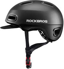 Amazon Com Rock Bros Adult Bike Bicycle Helmet For Men Women Road Bike Helmet Cycling Helmet With Rear Light Urban Commuter Safety Helmet Sports Outdoors