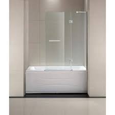 Semi Framed Hinge Tub And Shower Door