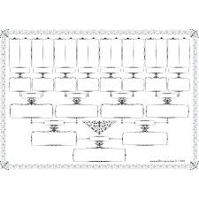 Template For A Family Tree Chart 5 Generation Family Tree