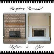 Remodeled Brick Fireplaces Brick