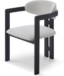 Neo Art Deco Black Dining Chair