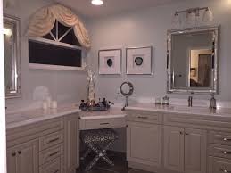 master bathroom corner vanity makeup