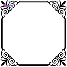 decorative frame border design png free